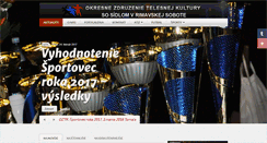 Desktop Screenshot of oztk.sk